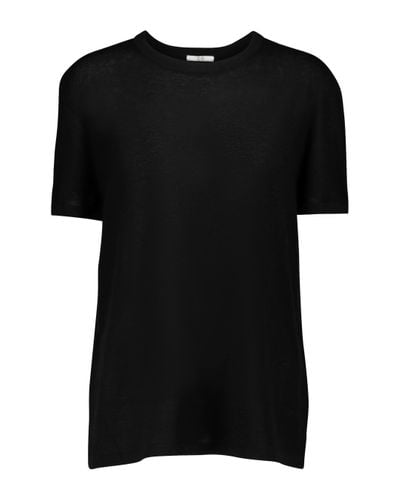 Co. T-shirt en cachemire - Noir