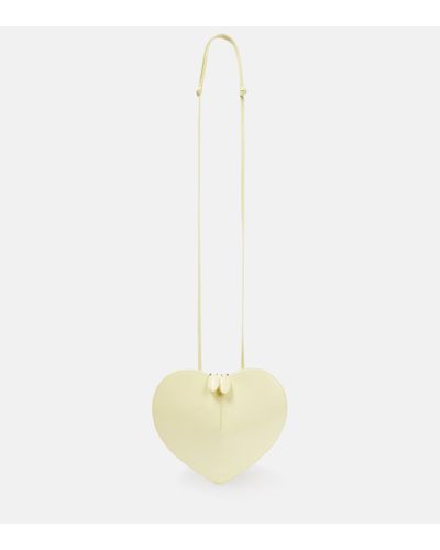 Shop Azzedine Alaia LE COEUR Heart Leather Crossbody Bags by MITURI