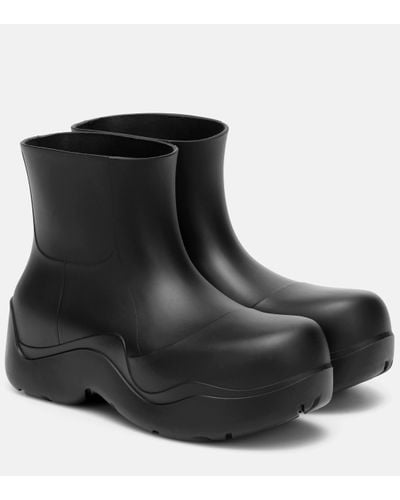 Bottega Veneta Bv Puddle Biodegradable Rubber Ankle Boots - Black