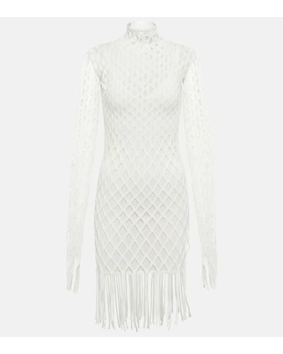 Dion Lee Kleid aus Netzstoff - Weiß