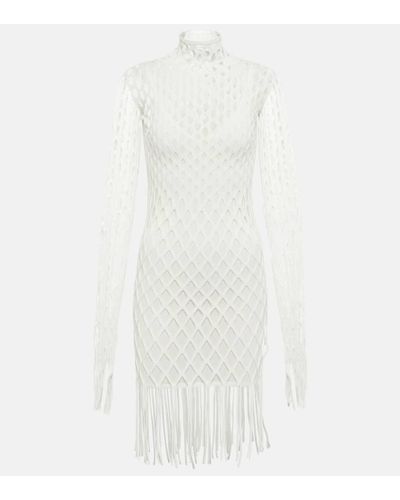 Dion Lee Kleid aus Netzstoff - Weiß