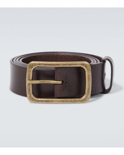 Dries Van Noten Leather Belt - Brown
