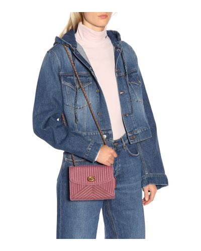 coach parker velvet bag