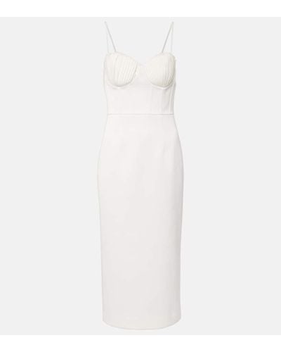 Rebecca Vallance Bridal Delaney Midi Dress - White
