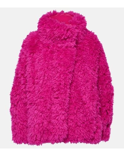 Goldbergh Oversized Wooly Nylon Jacket - Pink