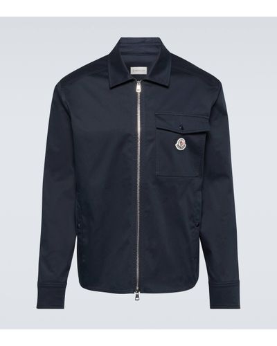 Moncler Cotton Blouson Jacket - Blue