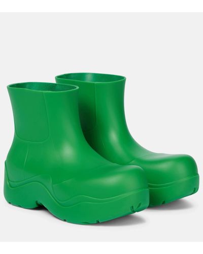 Bottega Veneta Puddle Biodegradable-rubber Ankle Boots - Green