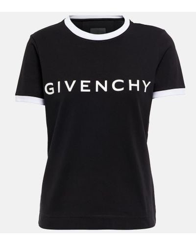 Givenchy Camiseta en mezcla de algodon - Negro