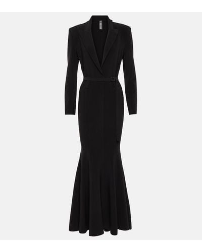 Norma Kamali Jersey Maxi Dress - Black