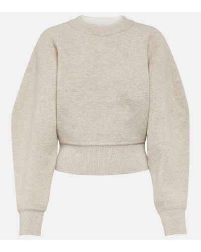 Natural Alaïa Sweaters and knitwear for Women | Lyst
