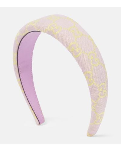 Gucci GG Canvas Headband - White