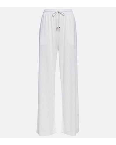 Max Mara Vincita High-rise Trousers - White
