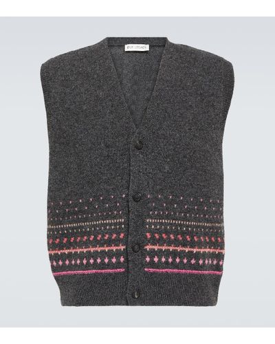 Our Legacy Wool Sweater Vest - Gray