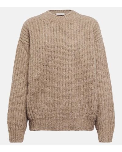 Loro Piana Ribbed-knit Cashmere Sweater - Brown