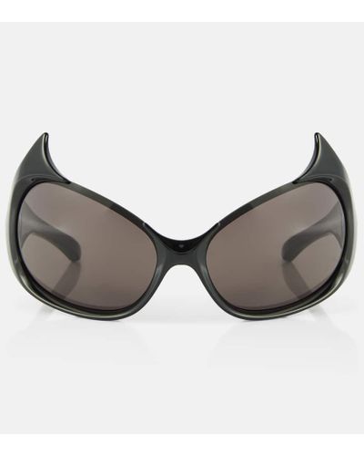 Balenciaga Cat-Eye-Sonnenbrille Gotham Cat - Grau