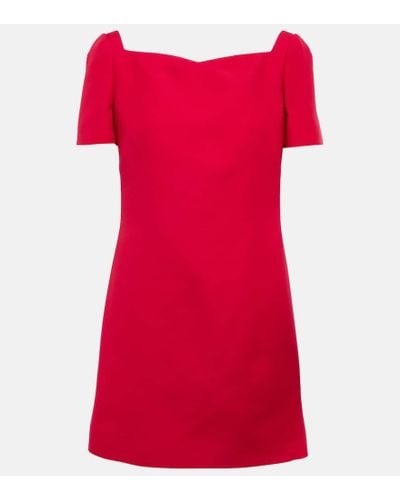 Valentino Minikleid aus Crepe-Couture - Rot