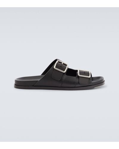 Gucci Leather Sandals - Black