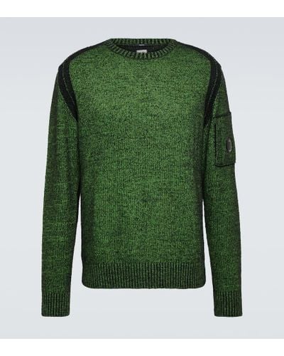 C.P. Company Pullover aus Fleece - Grün