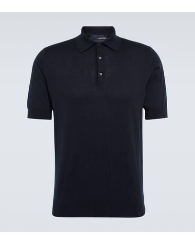 Lardini Cotton Polo Shirt - Blue
