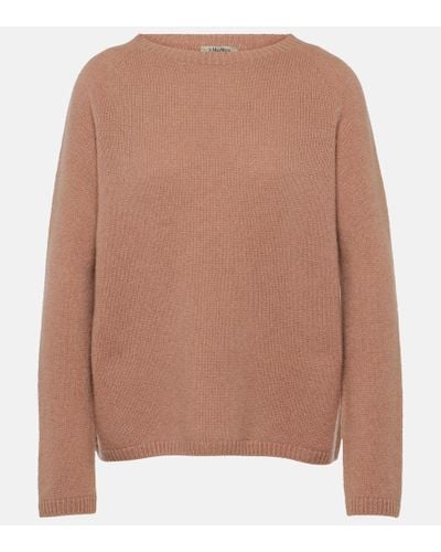 Max Mara Georg Wool And Cashmere-blend Sweater - Brown