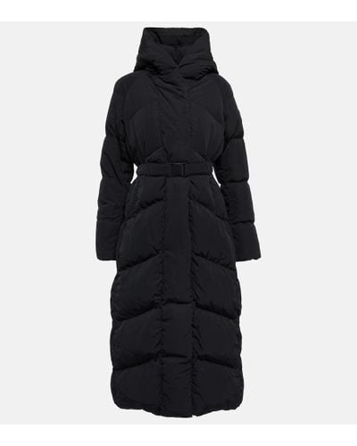 Canada Goose Abrigo de plumas Marlow con cinturon - Negro