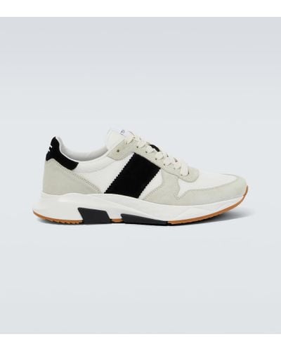Tom Ford Sneakers basse a blocchi di colore - Bianco
