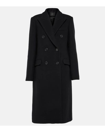 JOSEPH Coleherne Wool-blend Coat - Black