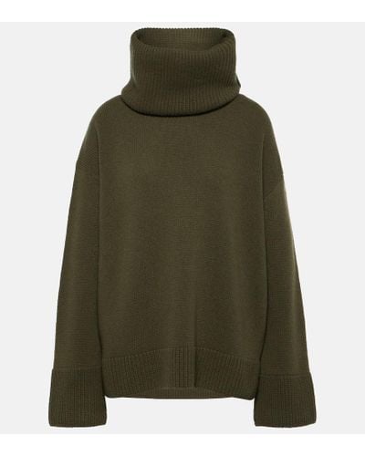 Moncler Roll-neck Wool Sweater - Green