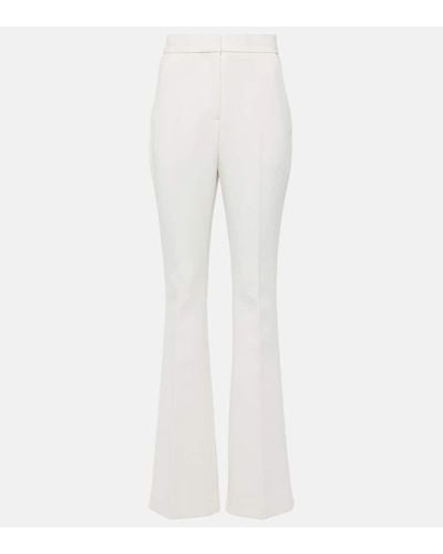 Rebecca Vallance Bridal - Pantaloni bootcut Evelyn - Bianco