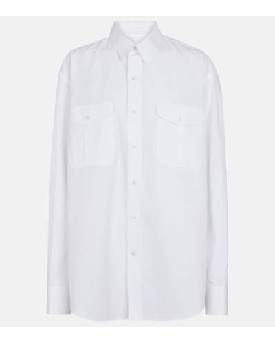 Wardrobe NYC Camisa de algodon - Blanco