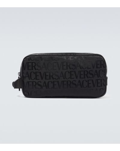 Versace Allover Toiletry Bag - Black
