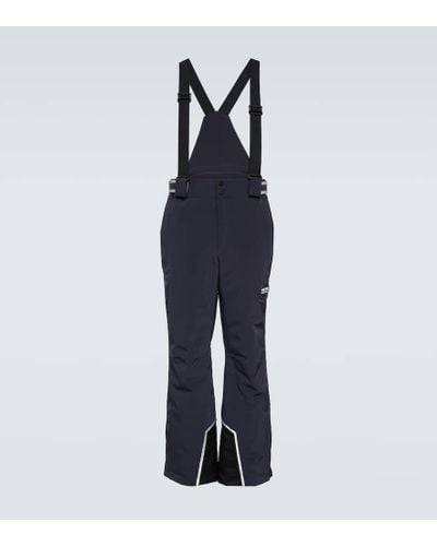 Giorgio Armani Pantalones de esqui de softshell - Azul