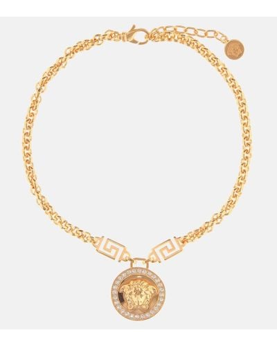 Versace Icon Medusa Necklace - Metallic