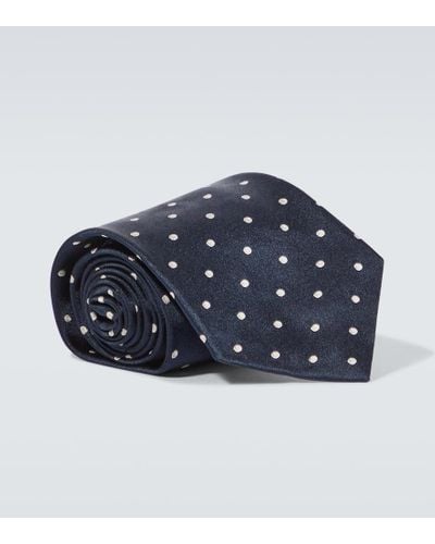 Ralph Lauren Purple Label Krawatte aus Seide - Blau