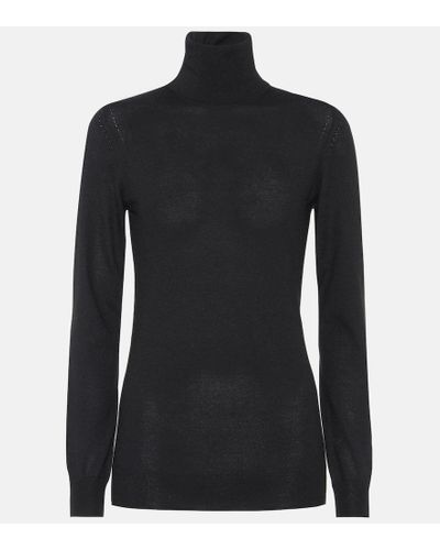 Loro Piana Piuma Cashmere Sweater - Black