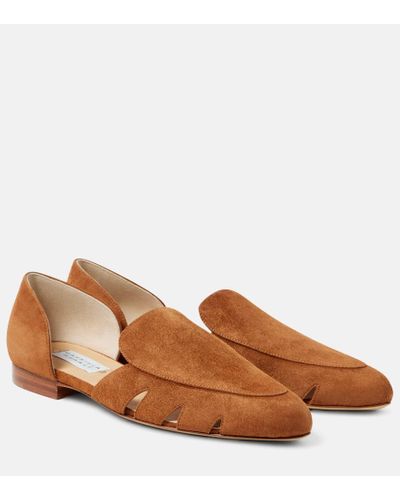 Gabriela Hearst Rory Suede Flats - Brown