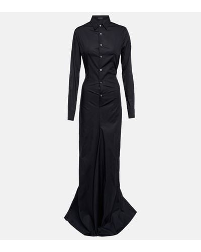 Ann Demeulemeester Chenara Shirt Dress - Black