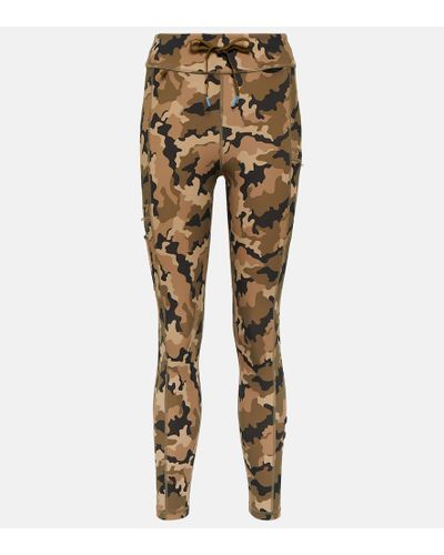The Upside Trekky Camouflage Mid-rise leggings - Metallic