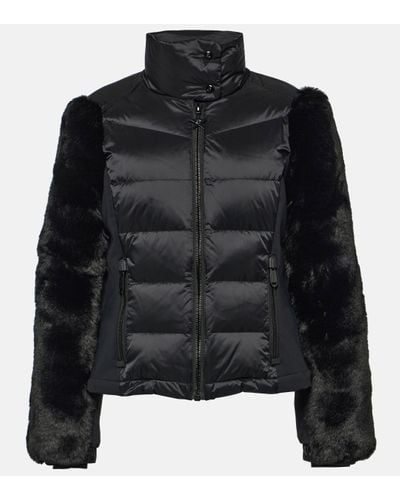 Goldbergh Fairytale Faux Fur-trimmed Ski Jacket - Black