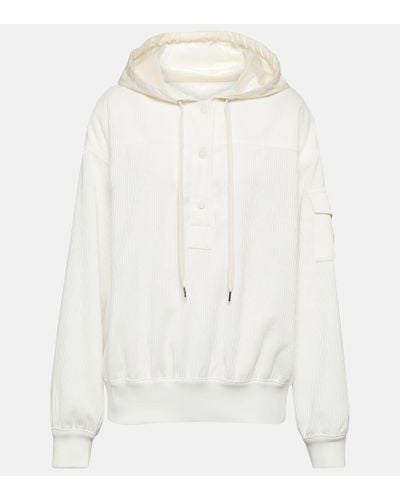 Moncler Quilted Down Shirt Jacket - White