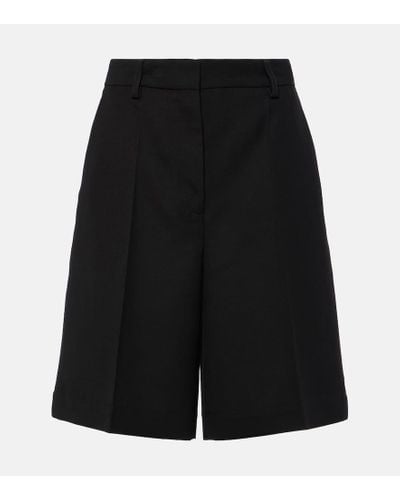 Totême Bermuda-Shorts - Schwarz