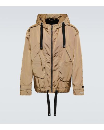 Versace Hooded Nylon Jacket - Natural