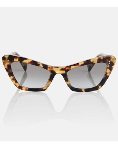 Miu Miu Cat-Eye-Sonnenbrille - Braun