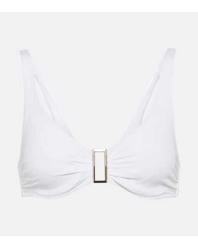 Melissa Odabash Top bikini Bel Air - Bianco