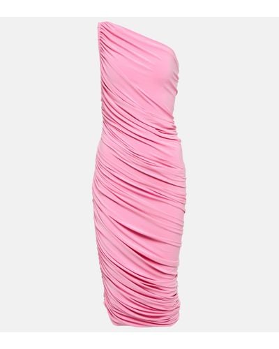 Norma Kamali Diana Dress To Knee - Pink