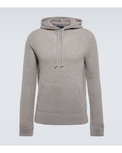 Polo Ralph Lauren Sweat-shirt a capuche en cachemire - Gris