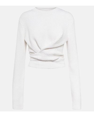Proenza Schouler White Label Cotton And Cashmere Sweater