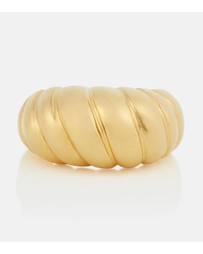 Sophie Buhai Shell Medium 18kt Gold-plated Sterling Silver Ring - Metallic