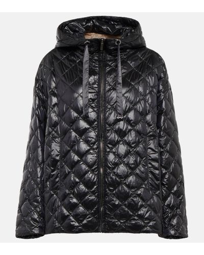 Max Mara The Cube Espaceci Quilted Down Jacket - Black