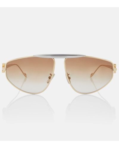 Loewe Aviator Sunglasses - White